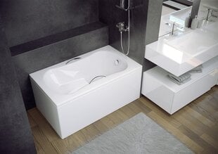 Стенка для ванны Besco Aria Rehab, 120 см цена и информация | Аксессуары для ванн, душевых кабин | pigu.lt