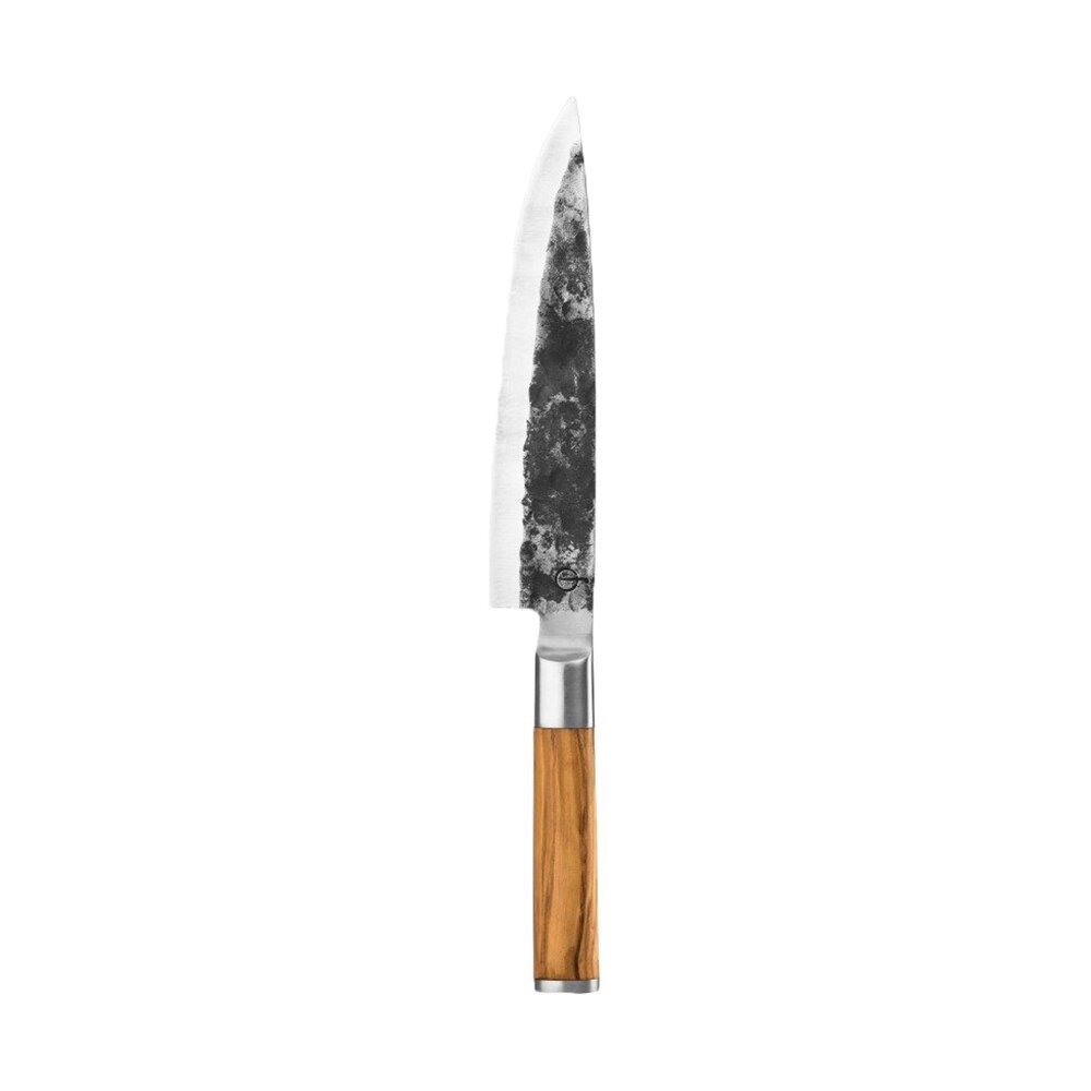 Japoniško plieno peilis Style De Vie Olive Forged, 20.5 cm цена и информация | Peiliai ir jų priedai | pigu.lt