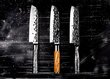 Japoniško plieno peilis Style De Vie Olive Forged, 18 cm kaina ir informacija | Peiliai ir jų priedai | pigu.lt