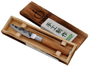 Japoniško plieno peilis Style De Vie Olive Forged, 8.5 cm kaina ir informacija | Peiliai ir jų priedai | pigu.lt