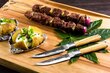 Japoniško plieno steiko peilių rinkinys Style De Vie Olive Forged, 4 vnt kaina ir informacija | Peiliai ir jų priedai | pigu.lt