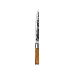 Japoniško plieno peilis Style De Vie Olive Forged, 12.5 cm kaina ir informacija | Peiliai ir jų priedai | pigu.lt