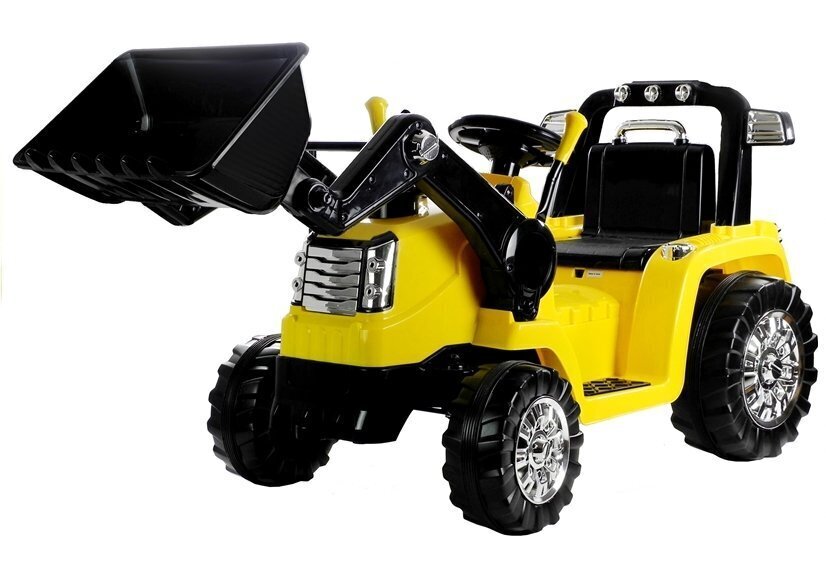 Elektromobilis traktorius-ekskavatorius ZP1005, geltonas kaina ir informacija | Elektromobiliai vaikams | pigu.lt