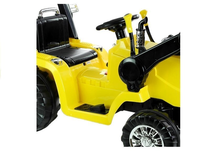 Elektromobilis traktorius-ekskavatorius ZP1005, geltonas kaina ir informacija | Elektromobiliai vaikams | pigu.lt