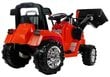 Elektromobilis traktorius-ekskavatorius ZP1005, raudonas kaina ir informacija | Elektromobiliai vaikams | pigu.lt