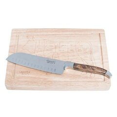 Нож Santoku с разделочной доской Lagiuole от Style De Vie цена и информация | Ножи и аксессуары для них | pigu.lt
