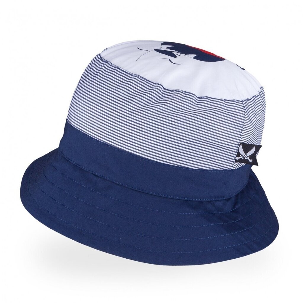 Medvilninė plona kepurė-panama berniukams TuTu, mėlyna цена и информация | Kepurės, pirštinės, šalikai berniukams | pigu.lt