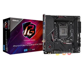 AsrockZ590 Phantom Gaming-ITX/TB4 MB kaina ir informacija | Pagrindinės plokštės | pigu.lt