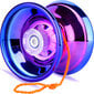 Metalinis Yoyo žaislas profesionalams, violetinis Yo-Yo kaina ir informacija | Stalo žaidimai, galvosūkiai | pigu.lt