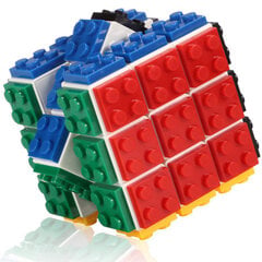 Головоломка кубик Рубика 3х3, совместимая с конструктором Lego цена и информация | Настольные игры, головоломки | pigu.lt