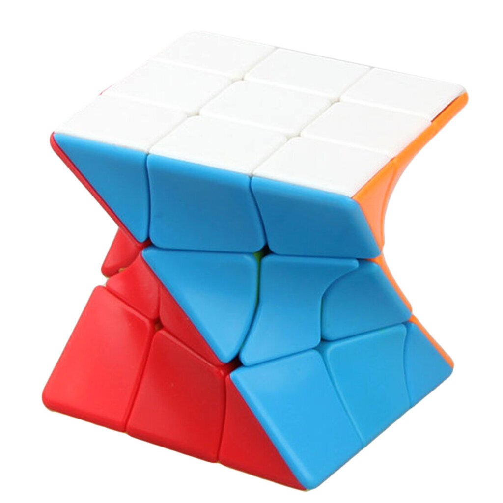 Galvosūkis deformuotas rubiko kubas 3x3, be lipdukų kaina ir informacija | Stalo žaidimai, galvosūkiai | pigu.lt