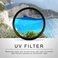 Apsauginis UV 58 mm filtras Rise-uk kaina ir informacija | Filtrai objektyvams | pigu.lt