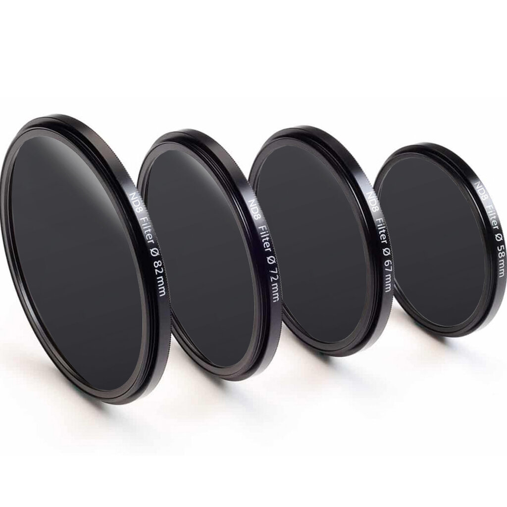 Neutralus tamsinantis 55mm nd8 (3 neutral density stop'ai) filtras Magicso цена и информация | Filtrai objektyvams | pigu.lt