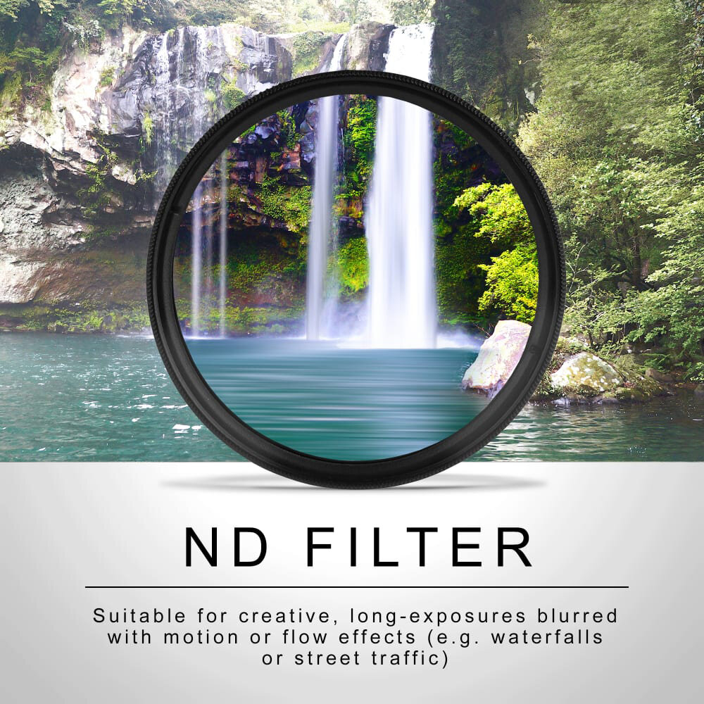 Neutralus tamsinantis 55mm nd2 (1 neutral density stop'o) filtras, rise-uk kaina ir informacija | Filtrai objektyvams | pigu.lt
