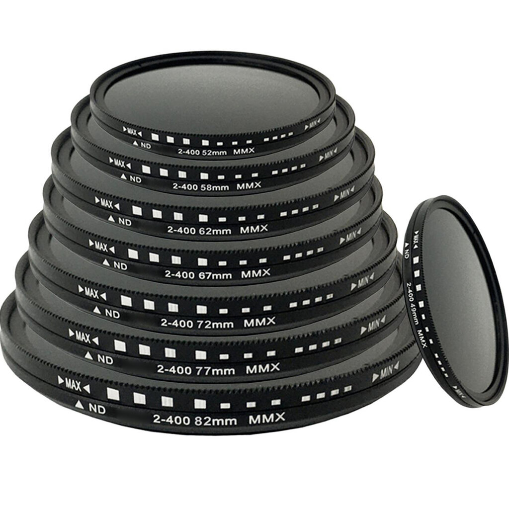 Neutralus tamsinantis filtras, 77mm nd2-400 (neutral density 1-8.6 Stop'ų), rise-uk цена и информация | Filtrai objektyvams | pigu.lt