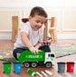 Šiukšlių mašina su rūšiavimo konteineriais kaina ir informacija | Žaislai berniukams | pigu.lt