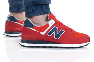 Sportiniai bateliai vyrams New Balance 574, raudoni kaina ir informacija | Kedai vyrams | pigu.lt