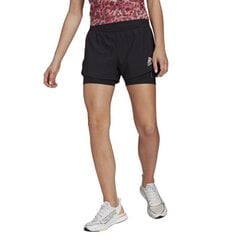 Šortai vyrams Adidas Fasrt 2in1 Primblue Short W GN4409, juodi цена и информация | Мужские шорты | pigu.lt