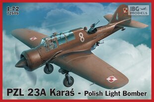 Склеиваемый самолет Ibg PZL.23A Karas польский самолет-бомбардировщик цена и информация | Конструкторы и кубики | pigu.lt