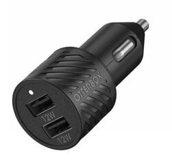 OtterBox Premium Dual Port Car Charger цена и информация | Зарядные устройства для телефонов | pigu.lt