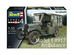 Клеевая модель Revell Model T 1917 Ambulance 1:35, 116 d. цена и информация | Конструкторы и кубики | pigu.lt