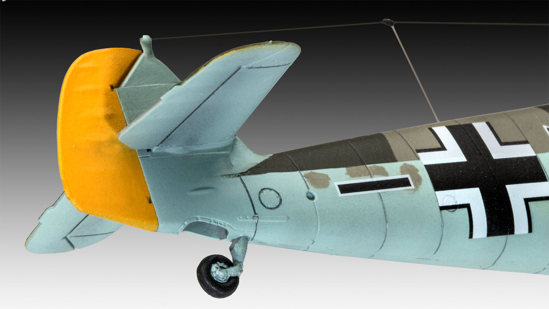 Plastikinis lėktuvėlis Revell Messerschmitt Bf109 F-2, pilkas kaina ir informacija | Žaislai berniukams | pigu.lt