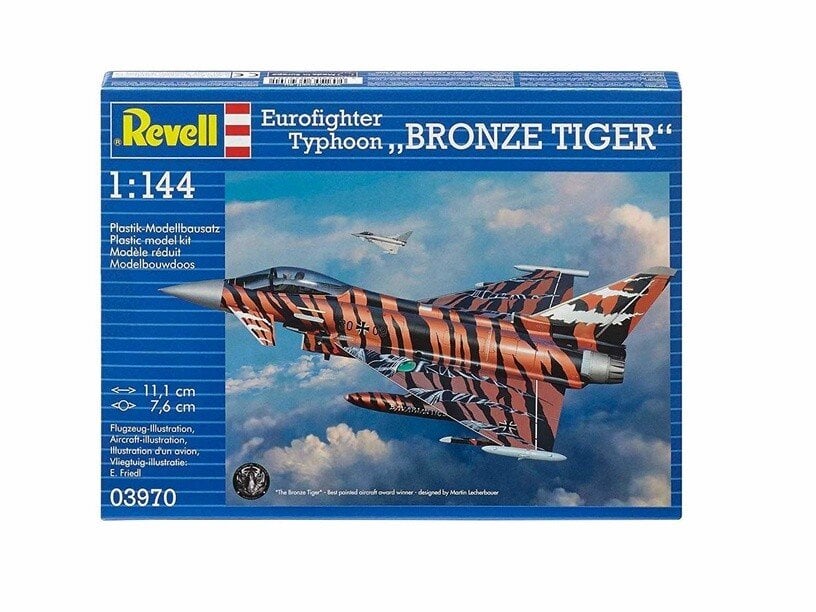 Klijuojamas konstruktorius Revell Eurofighter Typhoon Bronze Tiger, 63 d. kaina ir informacija | Konstruktoriai ir kaladėlės | pigu.lt