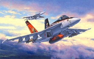 Plastikinis naikintuvo konstruktorius Revell F/A-18E Super Hornet 1:144, 63 d. kaina ir informacija | Konstruktoriai ir kaladėlės | pigu.lt