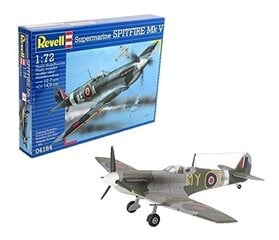 Модель самолета, которую нужно склеить Revell Supermarine Spitfire Mk. V 1:72, 39 д. цена и информация | Конструкторы и кубики | pigu.lt