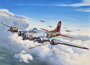 Пластиковая сборная модель B-17 Flying Fortress 1:72 цена и информация | Конструкторы и кубики | pigu.lt