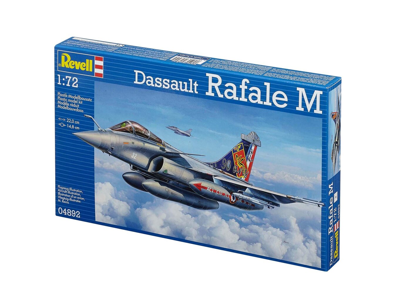 Klijuojamas naikintuvo modelis Revell Dassault Rafale M 1:72, 73 d. цена и информация | Konstruktoriai ir kaladėlės | pigu.lt