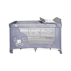 Дорожная кроватка - манеж Lorelli Moonlight 2, серебристый/синий цена и информация | Манежи для детей | pigu.lt
