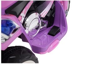 Vienvietis elektrinis motociklas Superstar, rožinis kaina ir informacija | Elektromobiliai vaikams | pigu.lt