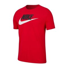 Мужская спортивная футболка Nike NSW Tee Icon Futura M AR5004-657 (81375), красная цена и информация | Мужские термобрюки, темно-синие, SMA61007 | pigu.lt