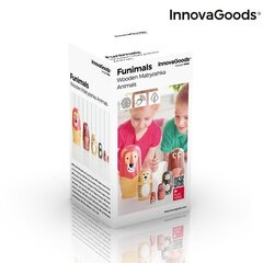 Matrioška medinė gyvunų figuros Funimals InnovaGoods 11 dalys kaina ir informacija | Lavinamieji žaislai | pigu.lt