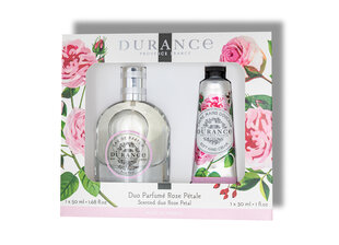 Rinkinys Durance: Rose Petal 50 ml EDP + rankų kremas 30 ml kaina ir informacija | Kvepalai moterims | pigu.lt