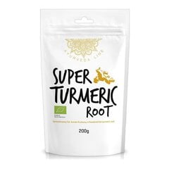 Ciberžolės šaknies milteliai Super Turmeric Root Ayurveda Line, 200 g kaina ir informacija | Prieskoniai, prieskonių rinkiniai | pigu.lt