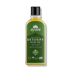 Plaukus švarinantis aliejus Ayumi Bio Active Detoxify, 150 ml kaina ir informacija | Priemonės plaukų stiprinimui | pigu.lt