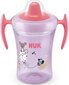 Puodelis su snapeliu ir rankenėlėmis, NUK 751140 Evolution Trainer cup, 230ml цена и информация | Kūdikių indai, indeliai pienui ir įrankiai | pigu.lt