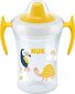 Puodelis su snapeliu ir rankenėlėmis, NUK 751140 Evolution Trainer cup, 230ml kaina ir informacija | Kūdikių indai, indeliai pienui ir įrankiai | pigu.lt