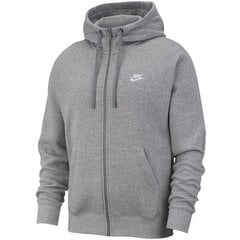 Джемпер мужской Nike NSW Club Hoodie FZ M BV2648 063, серый цена и информация | Мужская спортивная одежда | pigu.lt