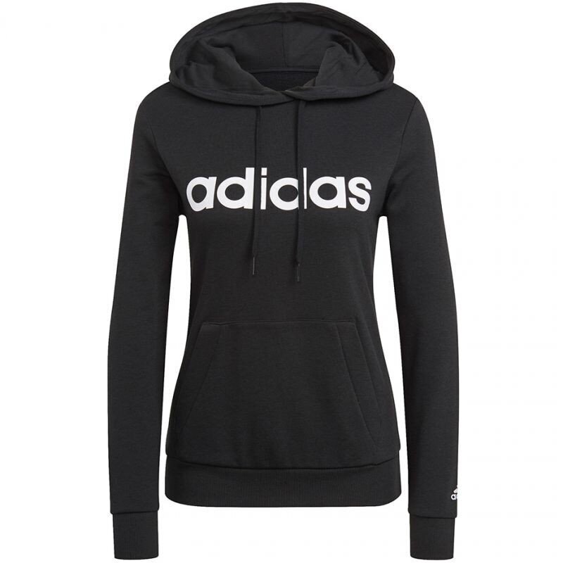 Džemperis moterims Adidas Essentials Hoodie W GL0635, juodas kaina ir informacija | Džemperiai moterims | pigu.lt