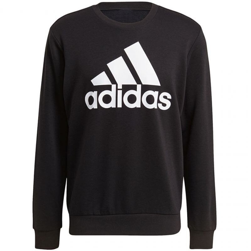 Džemperis vyrams Adidas Essentials Sweatshirt M GK9076, juodas kaina ir informacija | Sportinė apranga vyrams | pigu.lt