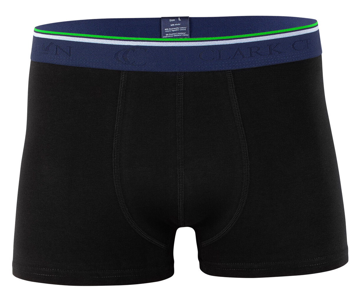 Bambukiniai apatiniai vyrams Clark Crown 1015 Bamboo Boxershort hipster, juodi kaina ir informacija | Trumpikės | pigu.lt