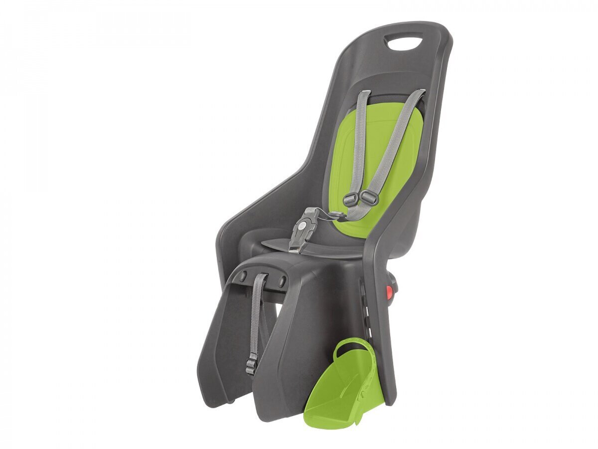Dviračio kėdutė ant bagažėlio Author Bubble Maxi CFS X8, žalia/pilka kaina ir informacija | Dviračių kėdutės vaikams | pigu.lt