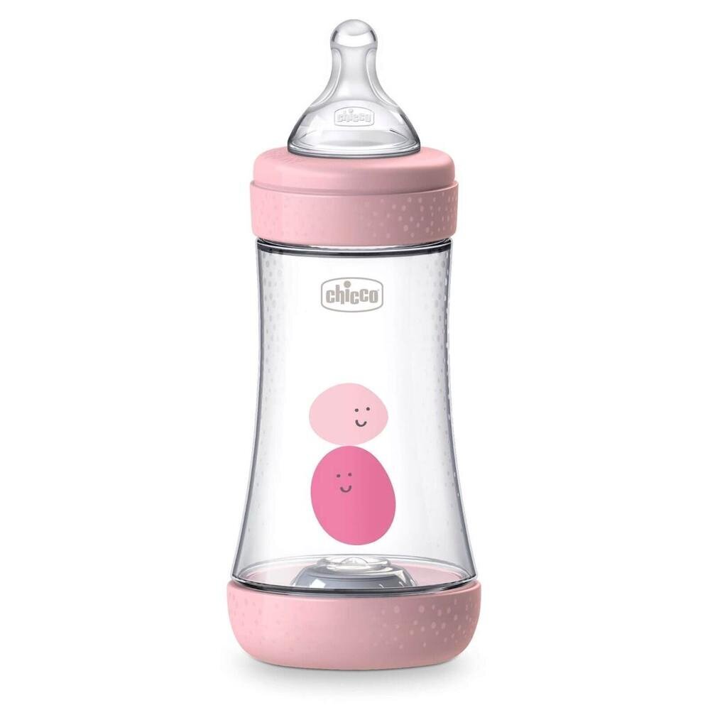 Buteliukas kūdikiams Chicco Perfect-5, rožinis, 0+ mėn. 150 ml kaina ir informacija | Buteliukai kūdikiams ir jų priedai | pigu.lt
