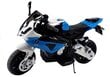 Elektrinis motociklas vaikams BMW S1000RR, mėlynas kaina ir informacija | Elektromobiliai vaikams | pigu.lt