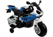 Elektrinis motociklas vaikams BMW S1000RR, mėlynas kaina ir informacija | Elektromobiliai vaikams | pigu.lt