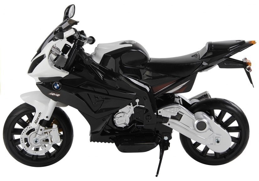 Elektrinis motociklas vaikams BMW S1000RR, sidabrinis kaina ir informacija | Elektromobiliai vaikams | pigu.lt