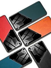 Mocco Lens Leather Back чехол Кожанный чехол для Apple Iphone 12 Mini Зеленый цена и информация | Чехлы для телефонов | pigu.lt